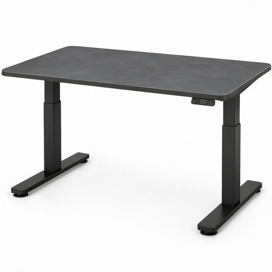 Secretária Elétrica com Altura Regulável Preta 120 x 60 x 72-118 cm